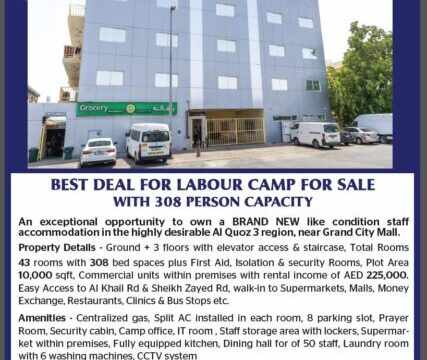 LABOUR CAMP FOR SALE